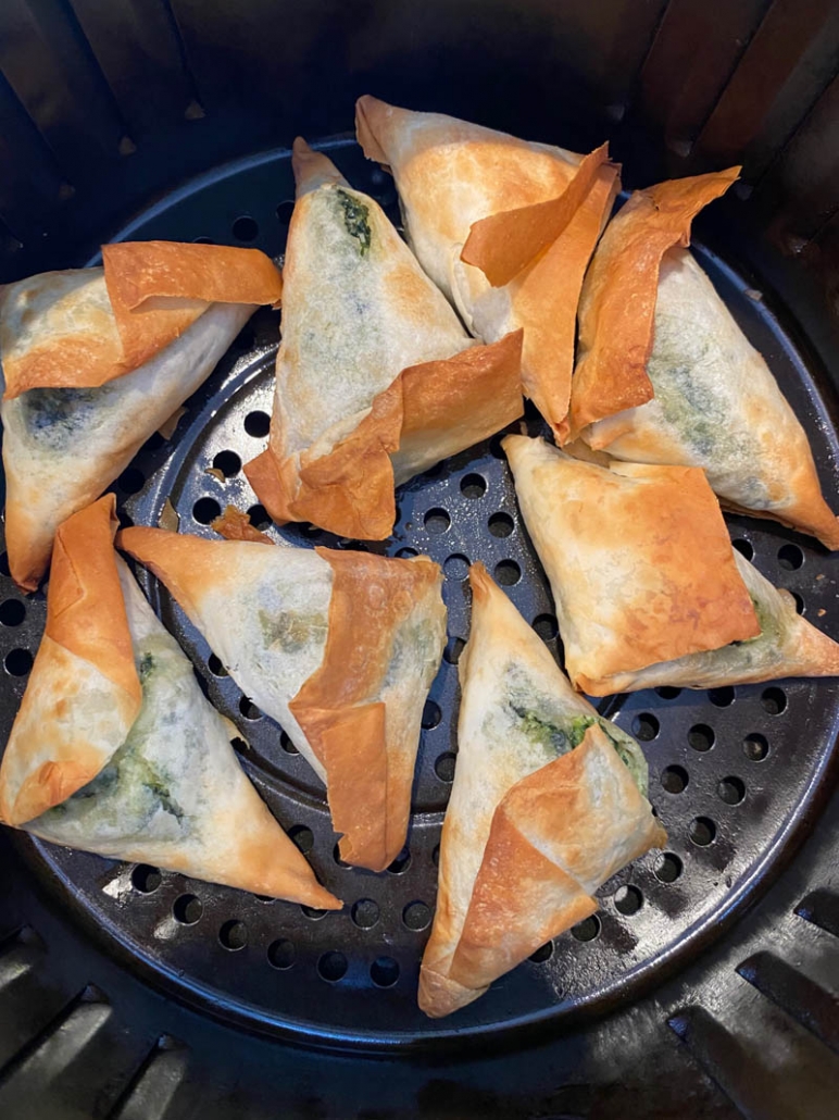 Frozen Spanakopita In The Air Fryer