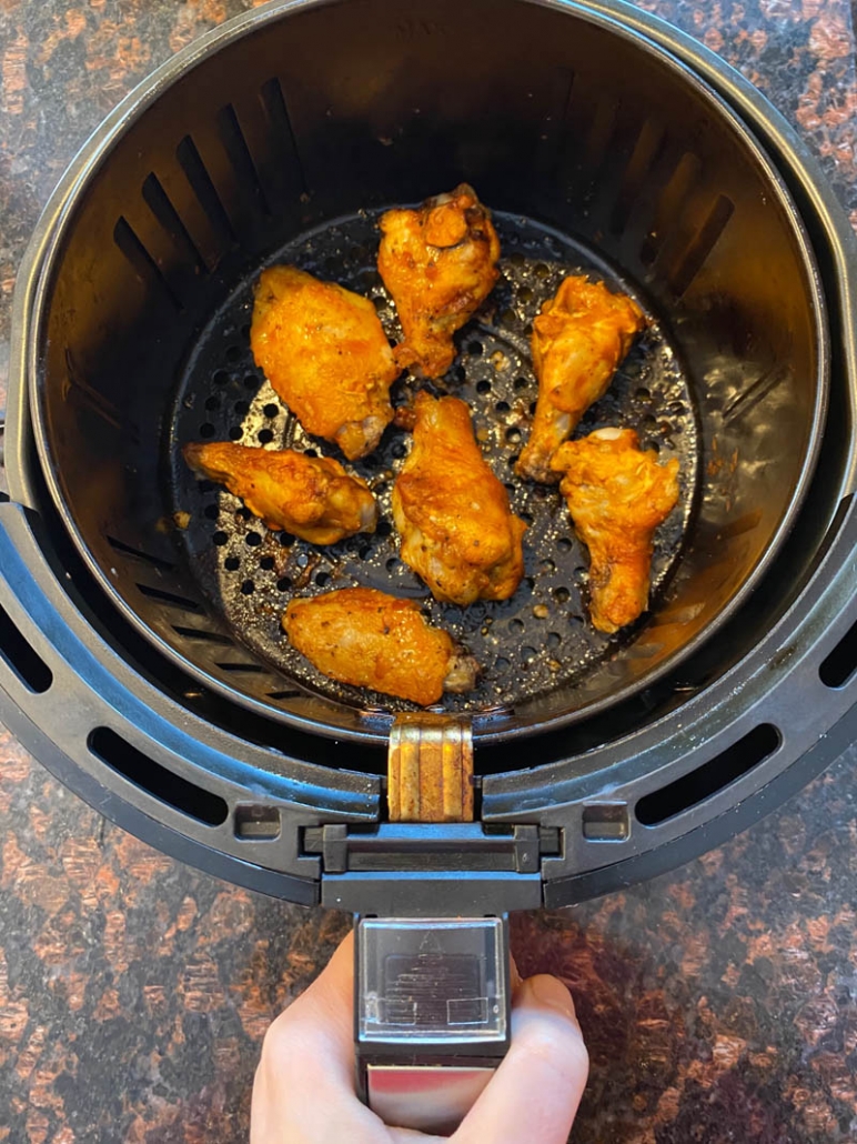 cooking buffalo wings in the air fryer 