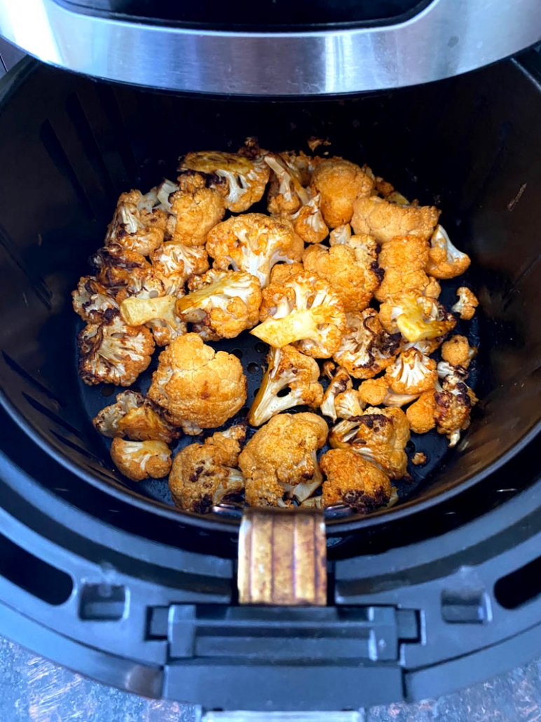 how to make buffalo cauliflower in the air fryer