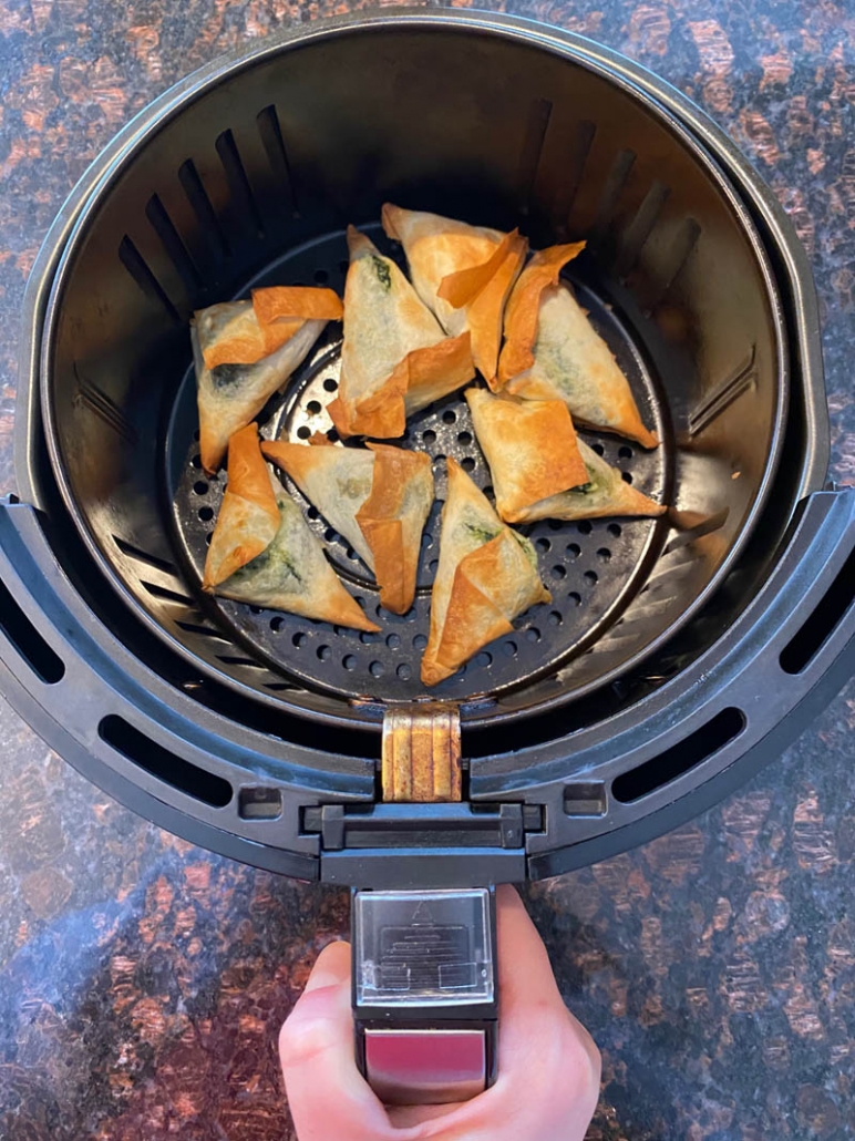 Air Fryer Frozen Spanakopita