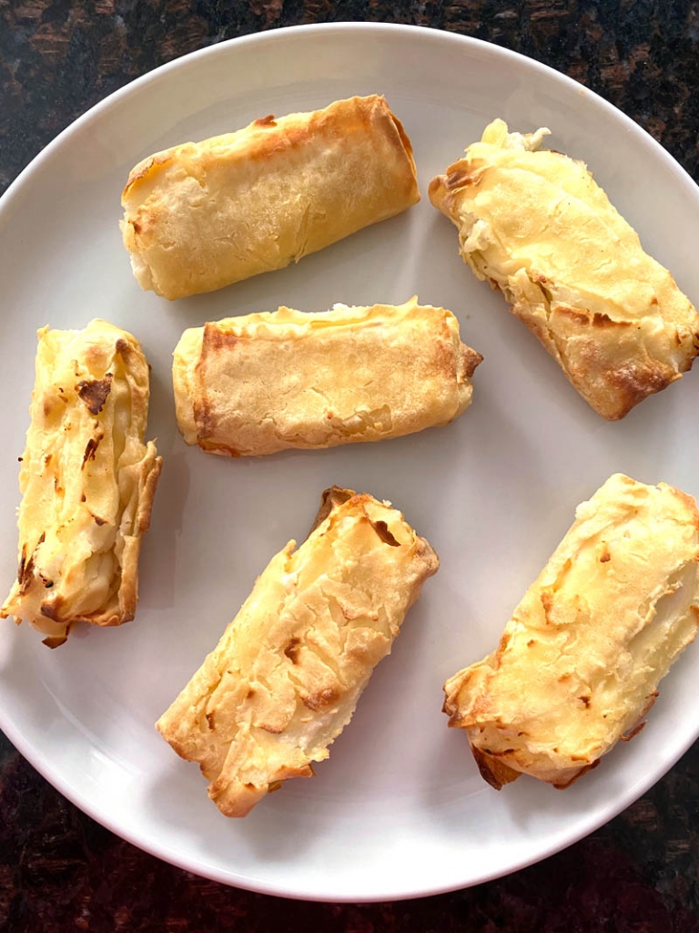 Air Fryer Frozen Cheese Blintzes