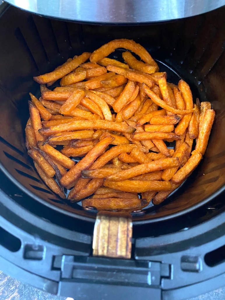 air fried sweet potato fries 