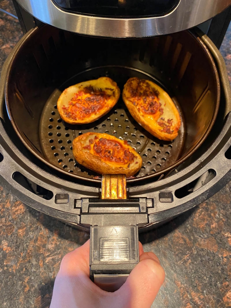 air fryer potato skins