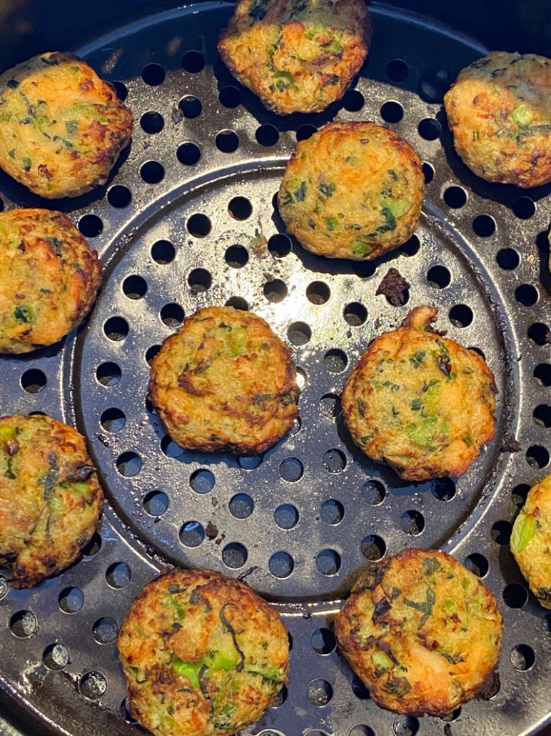 air fryer salmon power bites 