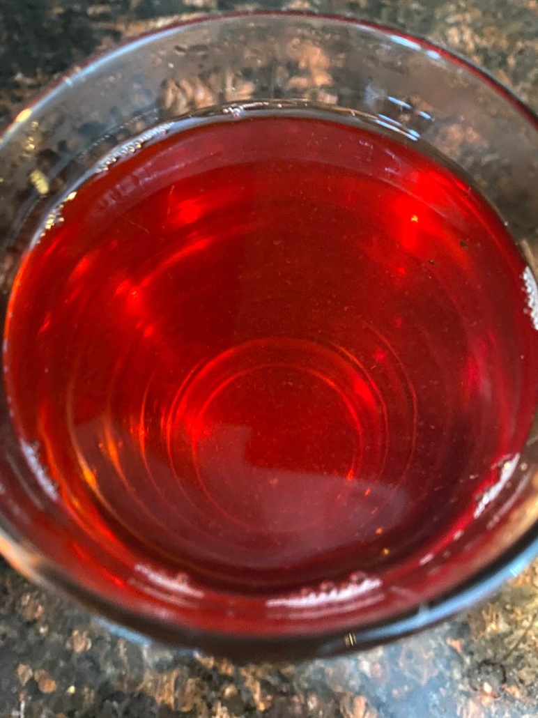 healthy raspberry water