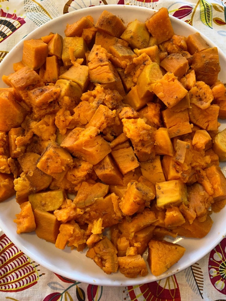 Cubed Sweet Potatoes In The Instant Pot
