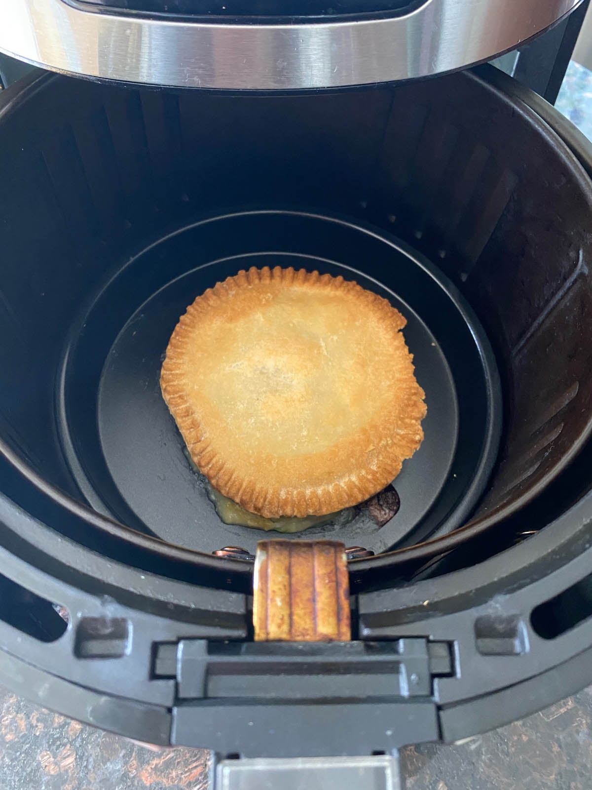 Frozen Chicken Pot Pie In The Air fryer Melanie Cooks
