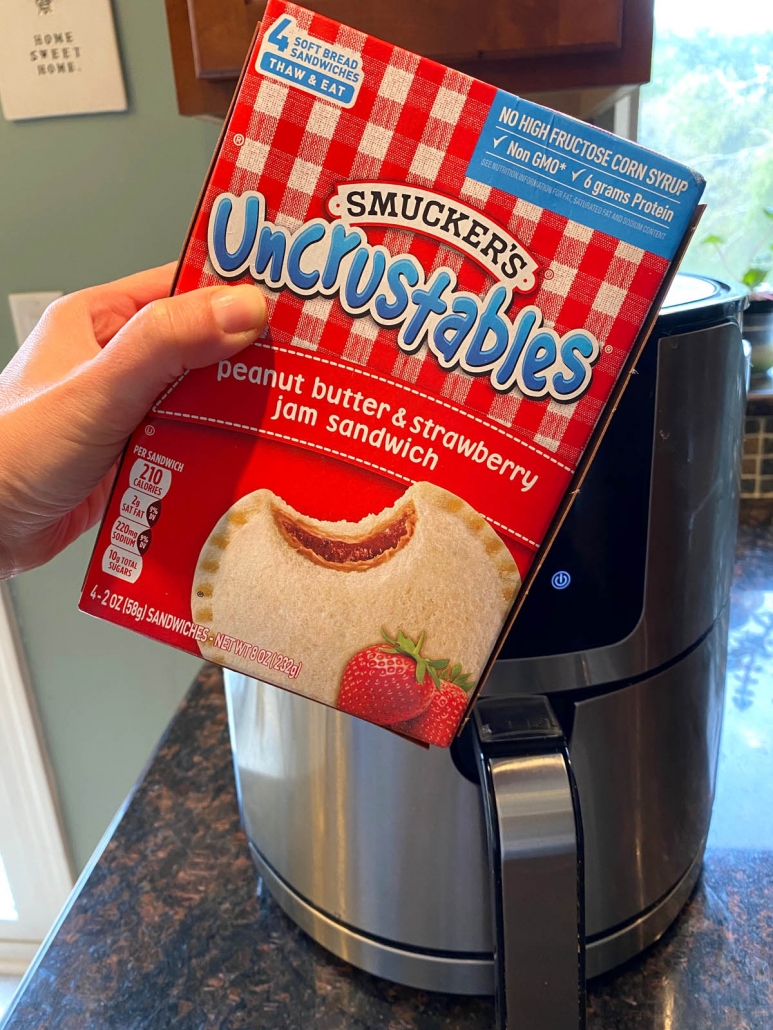 a box of smuckers uncrustables