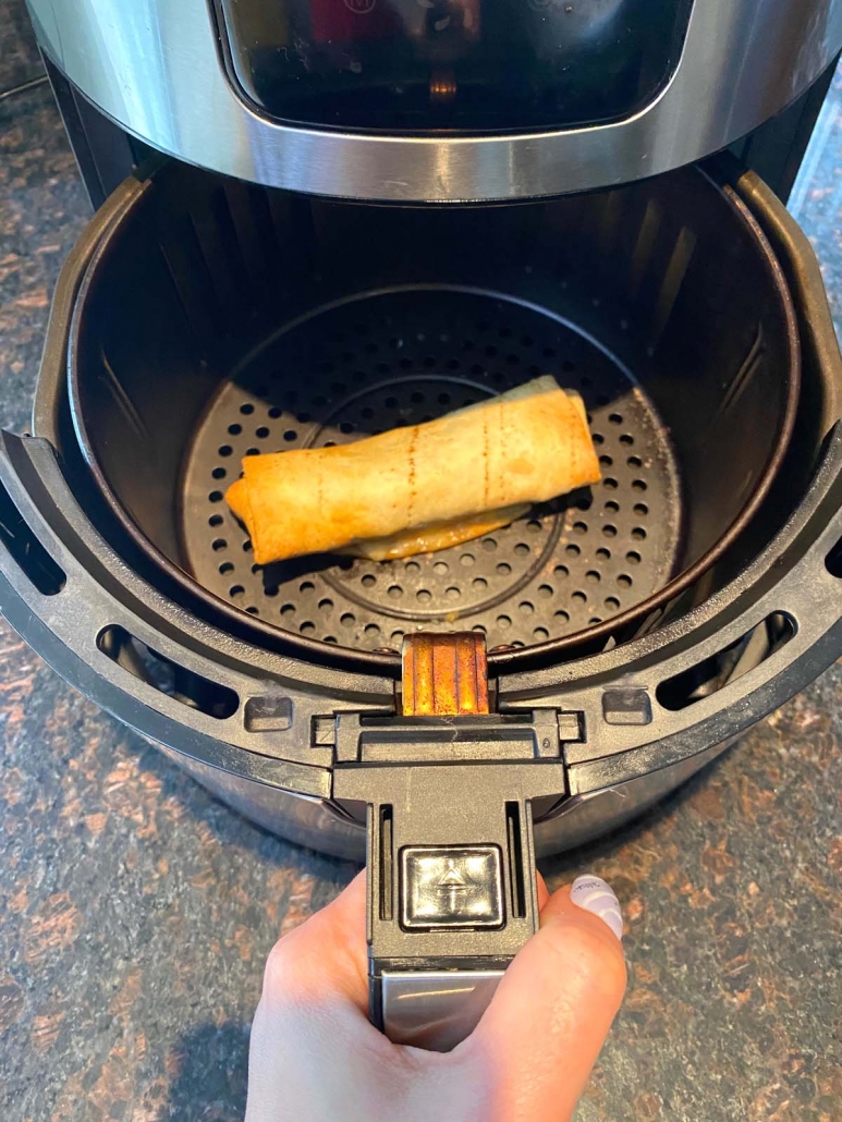 frozen chimichanga in the air fryer