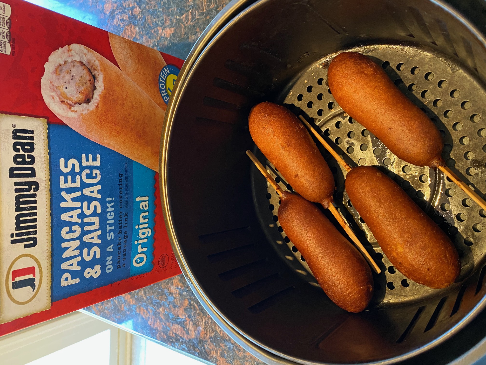 Pancake Sausage On A Stick Air Fryer Time