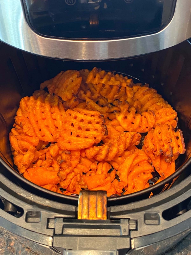 sweet potato waffle fries in air fryer