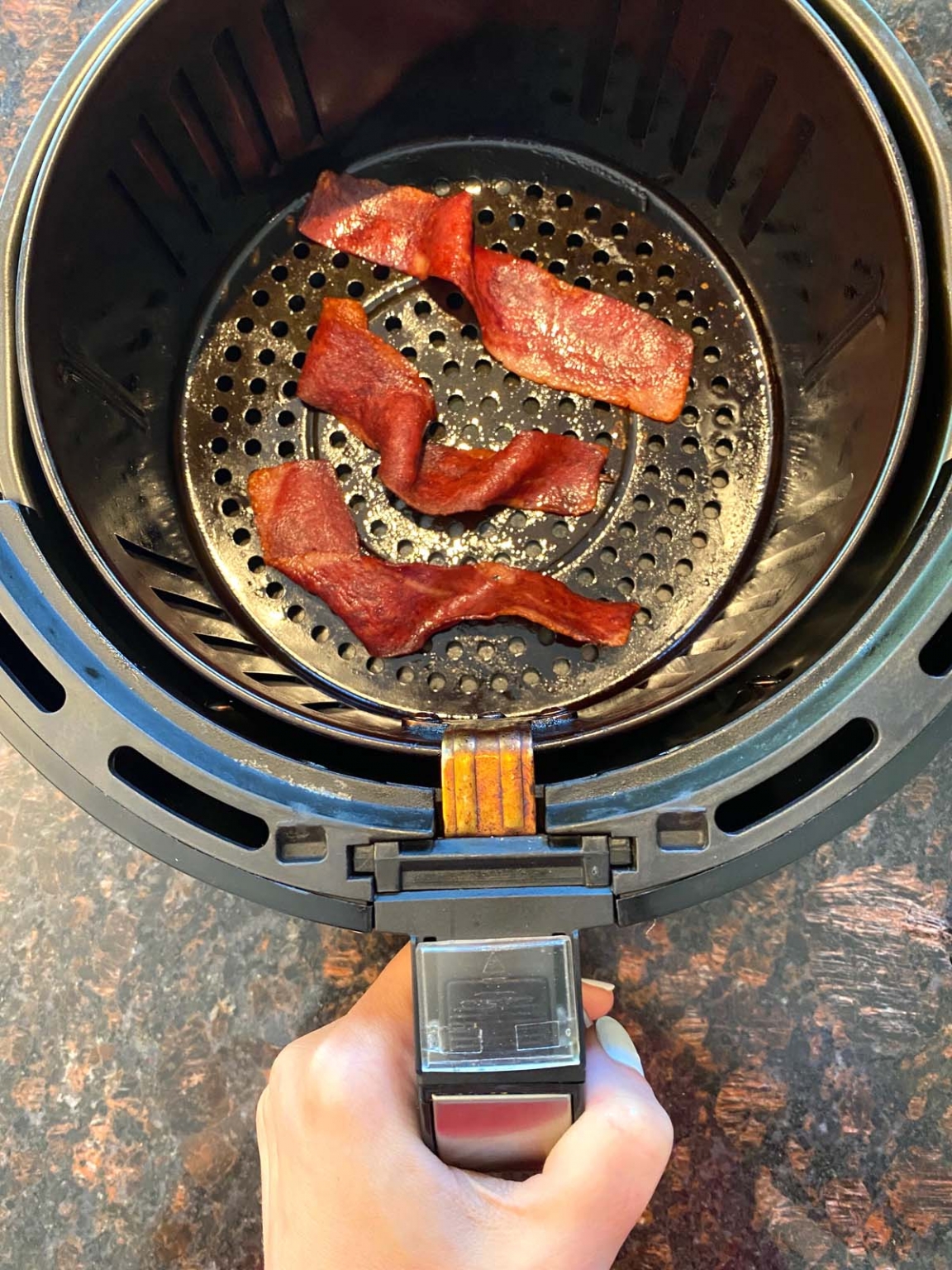 Air Fryer Turkey Bacon Melanie Cooks