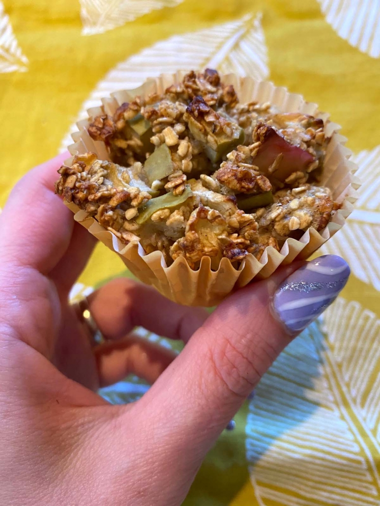 apple oatmeal muffin cup