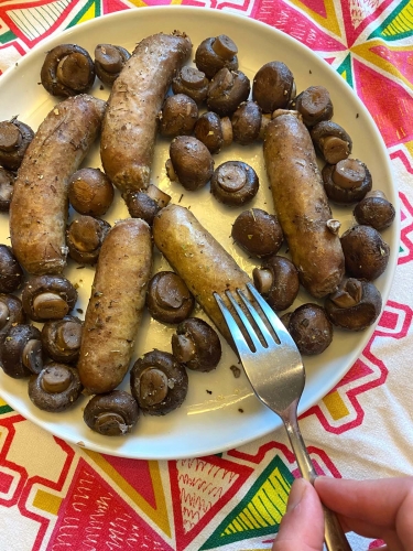 Instant pot sausage and mushrooms 16