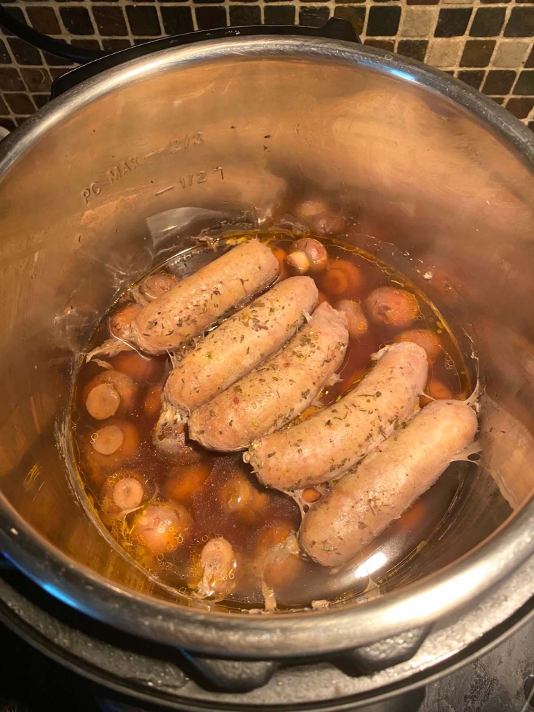 Instant Pot Sausage And Mushrooms