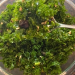 Kale salad with raisins 3