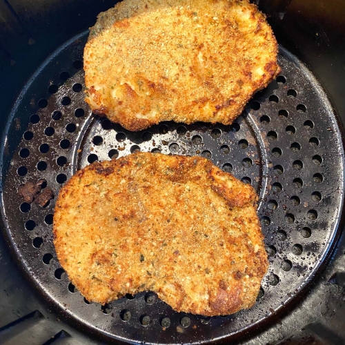 Air Fryer Almond Flour Breaded Chicken Keto Low Carb Melanie Cooks