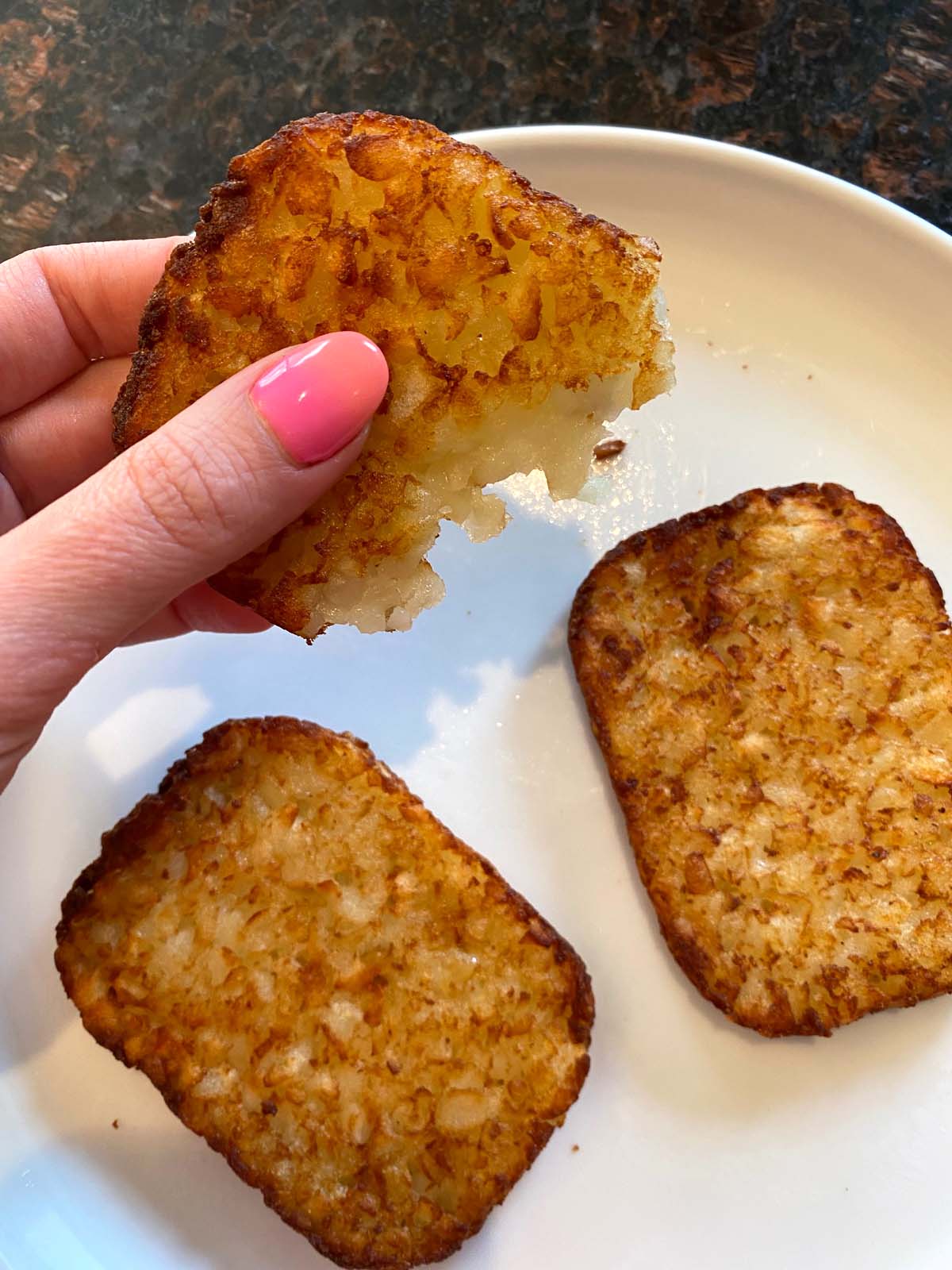 Air Fryer Frozen Hashbrown Patties – Melanie Cooks