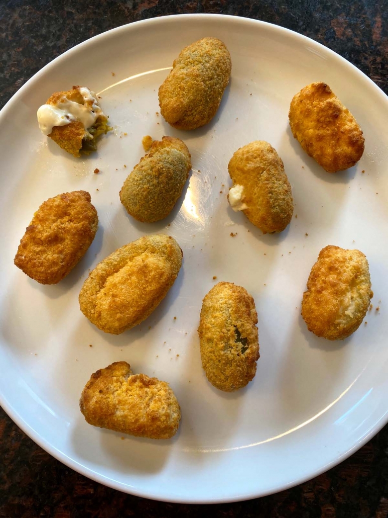 jalapeno poppers on a plate