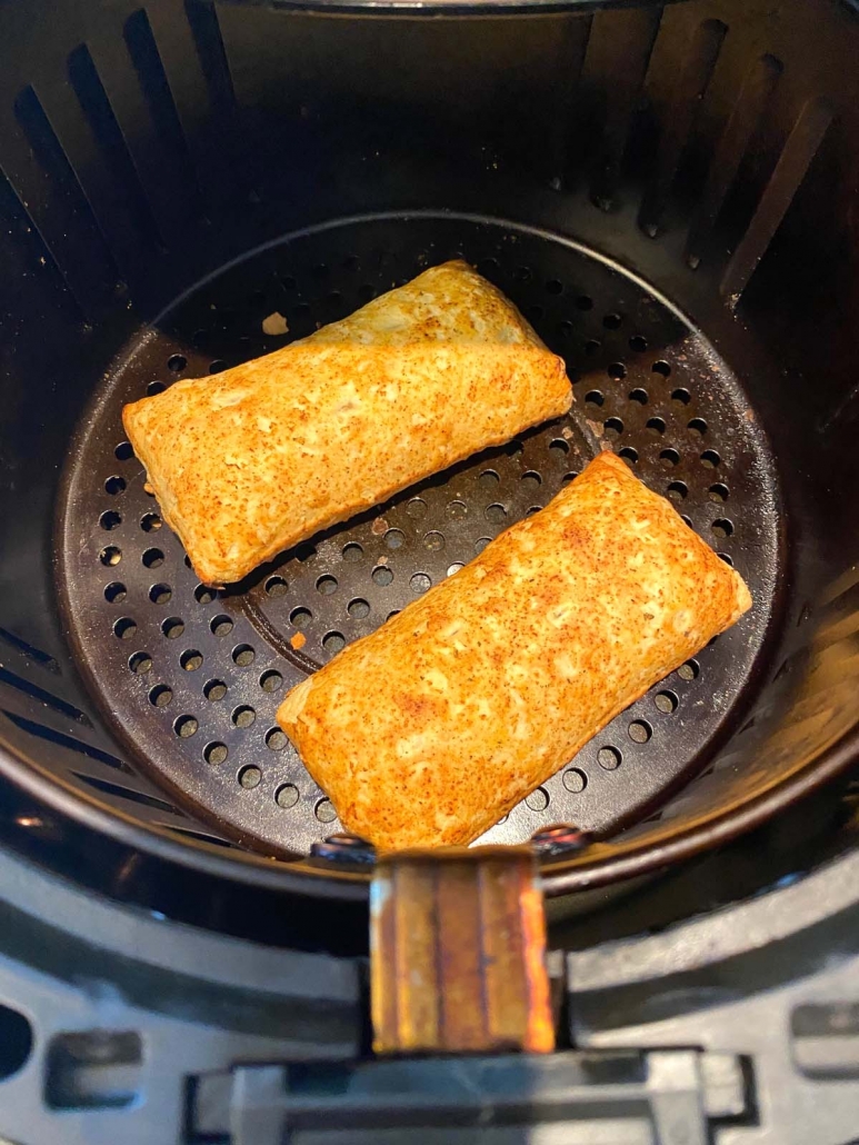 2 hot pockets in air fryer basket