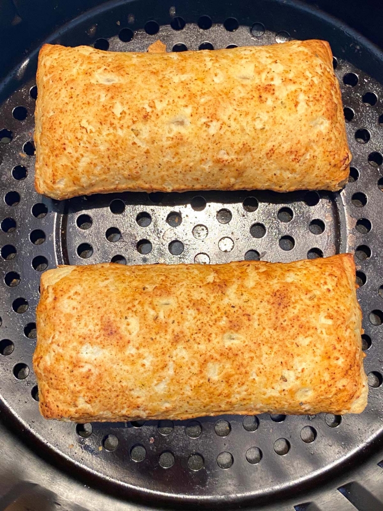 2 hot pockets in air fryer basket