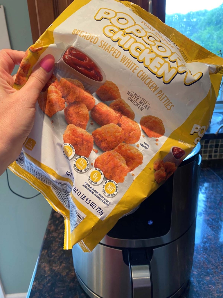 Frozen Popcorn Chicken In The Air Fryer Melanie Cooks
