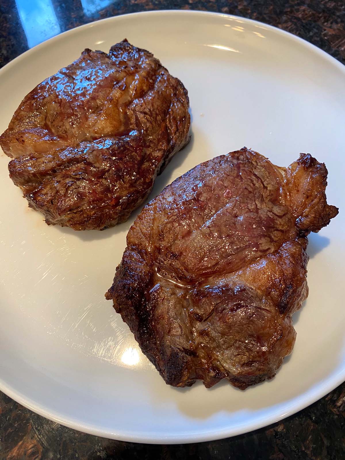 Air Fryer Ribeye Steaks Recipe - Sweet Cs Designs