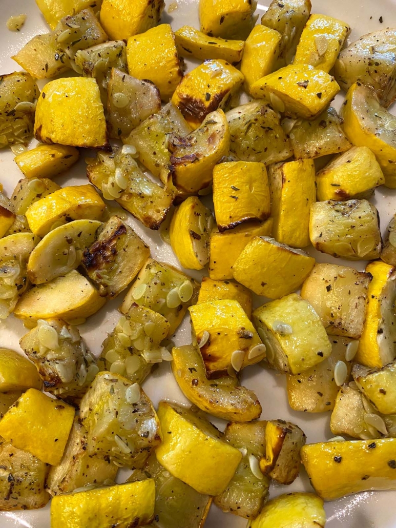 roasted yellow squash