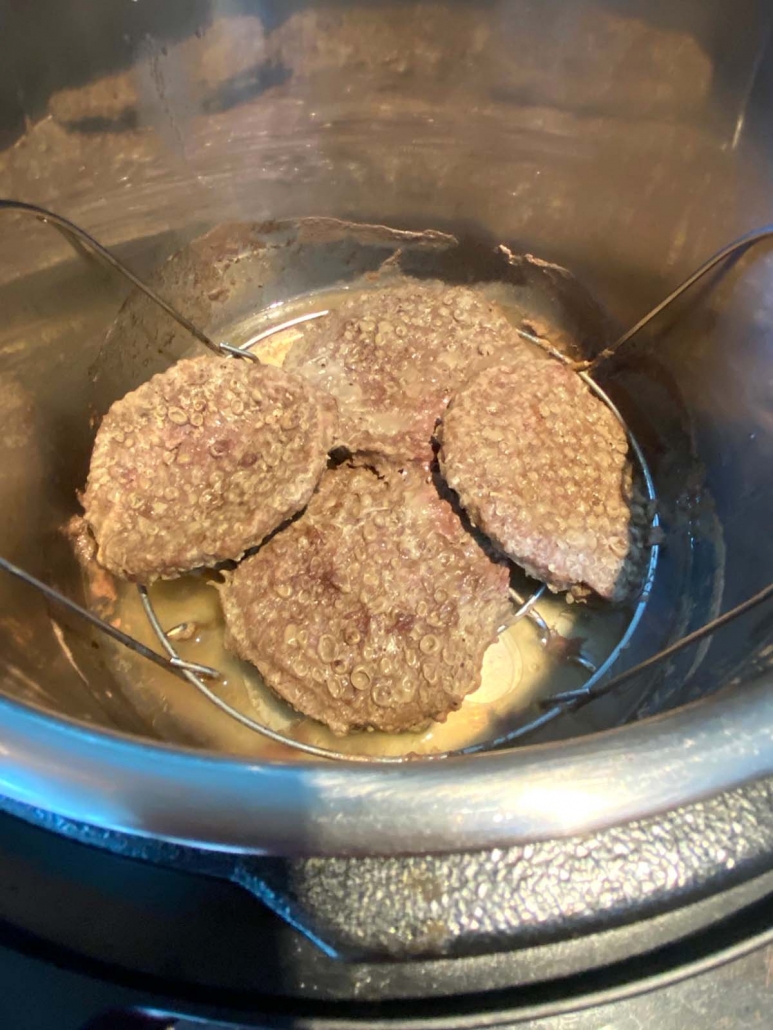 Instant Pot Frozen Burgers – Melanie Cooks