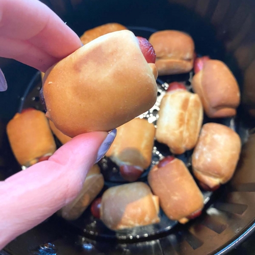 Air Fryer Frozen Bagel Dogs Melanie Cooks
