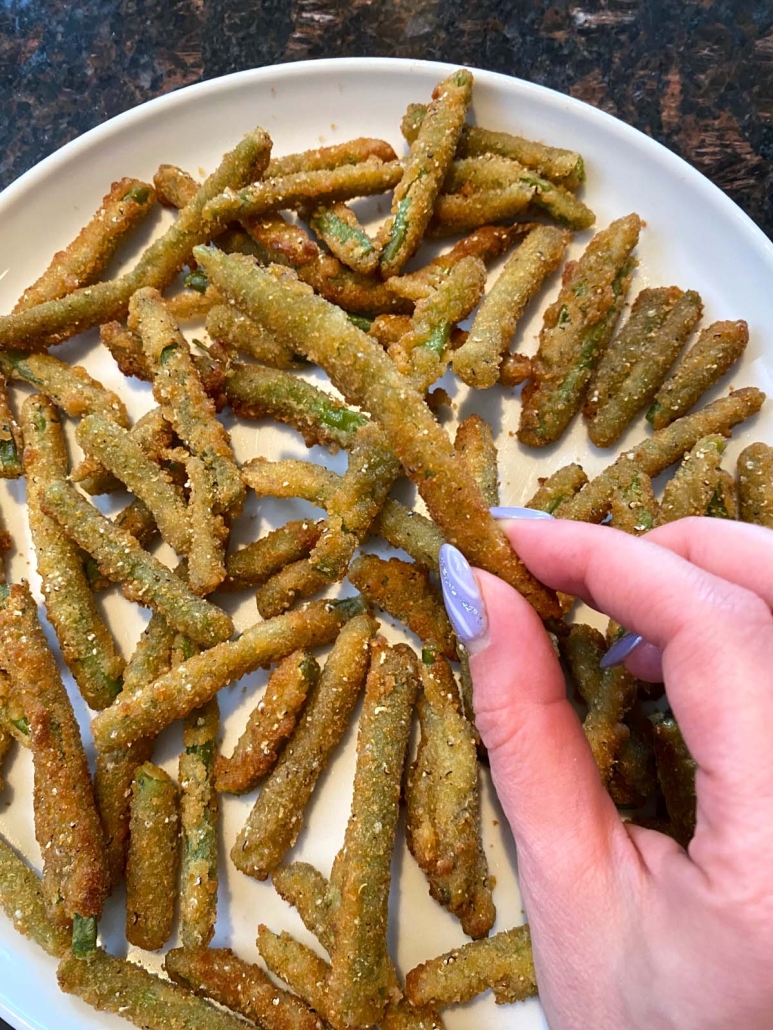 Air Fryer Frozen Green Beans - The Urben Life