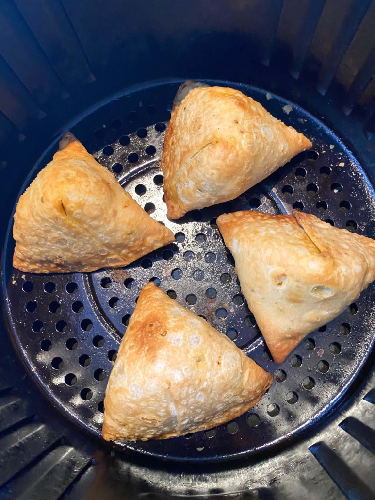 Frozen samosas in air fryer