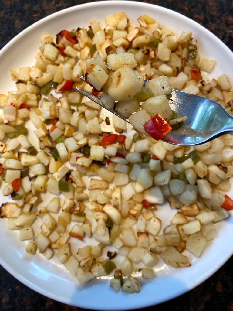 Air Fryer Frozen Potatoes O’Brien