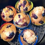 Air Fryer Blueberry Muffins