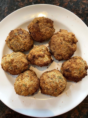 Air Fryer Breaded Mushrooms (6)