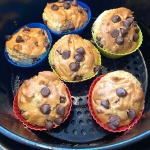 Air Fryer Chocolate Chip Muffins