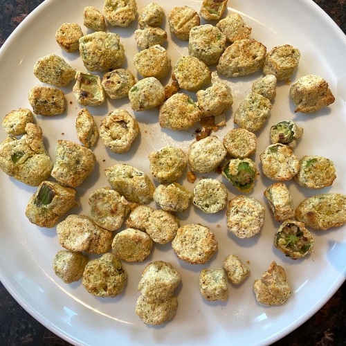 Air fryer frozen breaded okra outlet