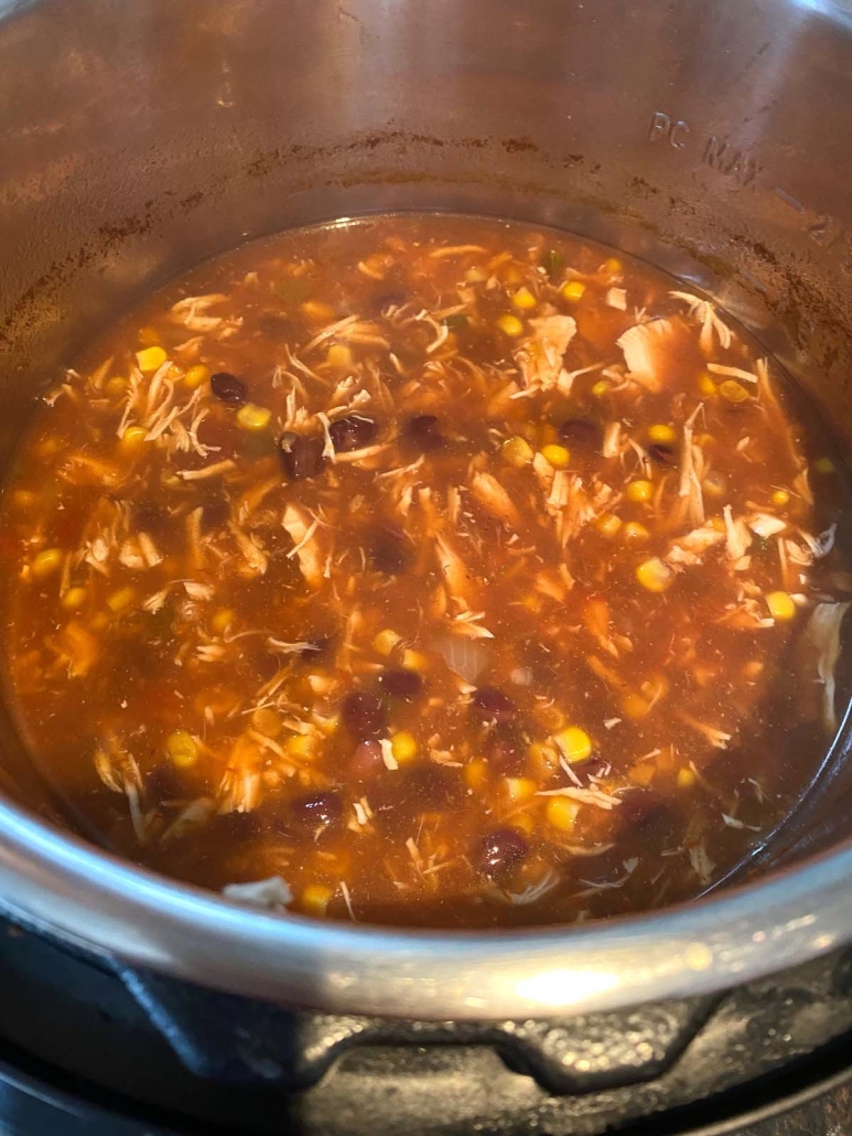 chicken tortilla soup in instant pot