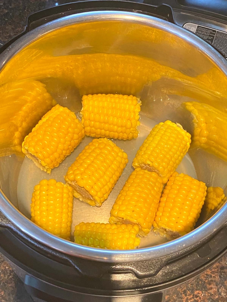 corn on the cob pieces in instant pot