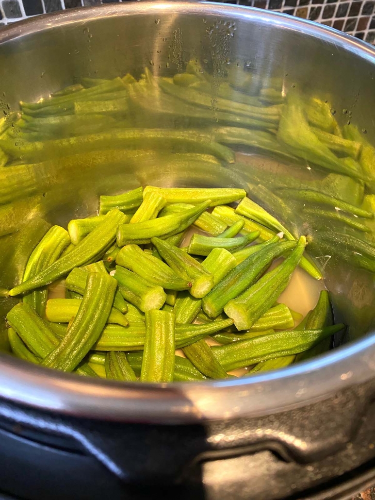 frozen okra in the instant pot