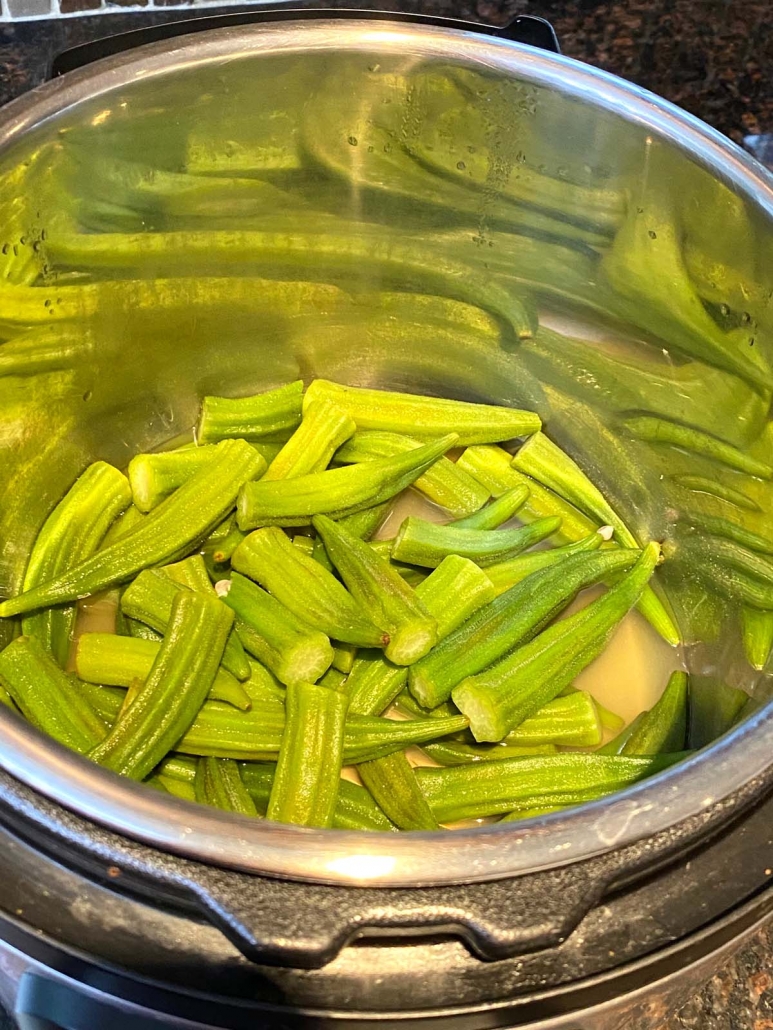 frozen okra in the instant pot