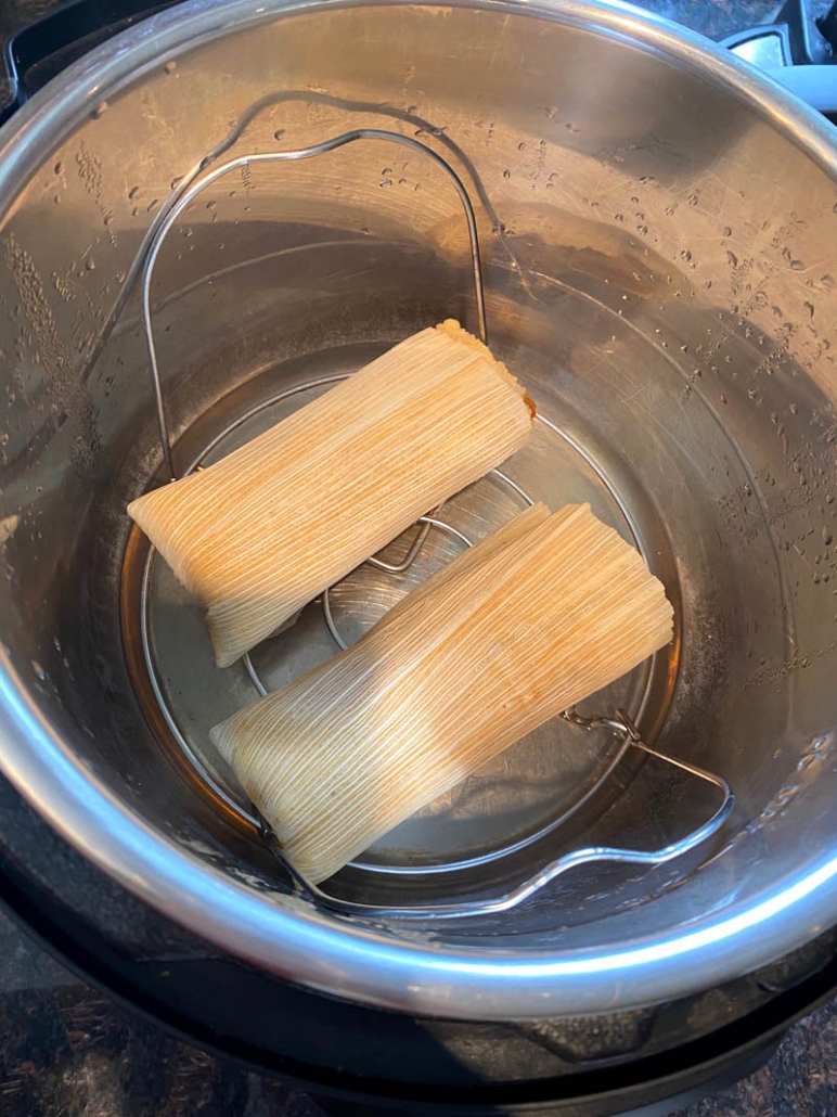 frozen tamales in the instant pot