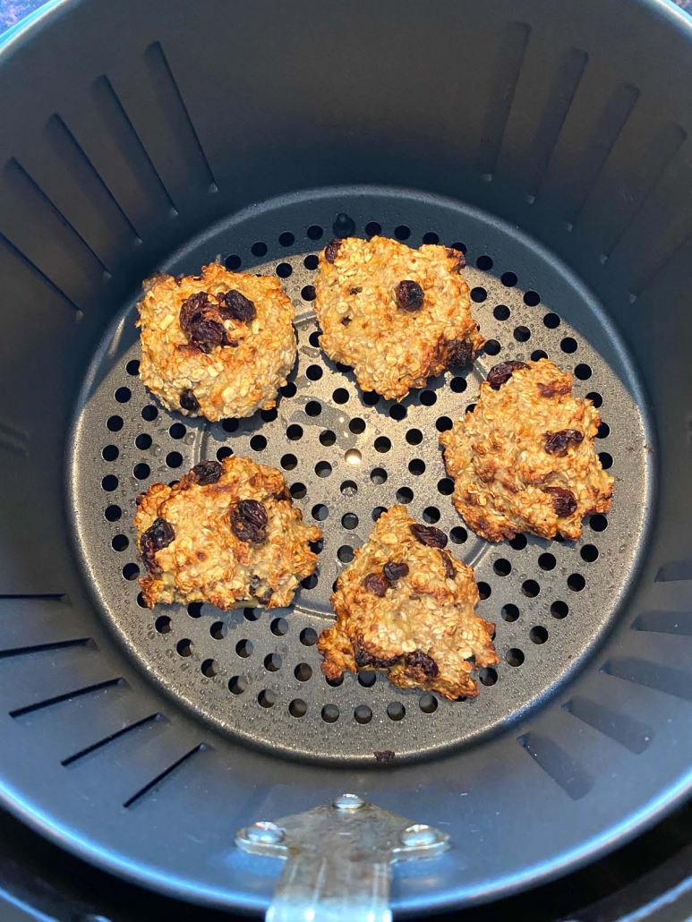 5 cookies in the air fryer cooking