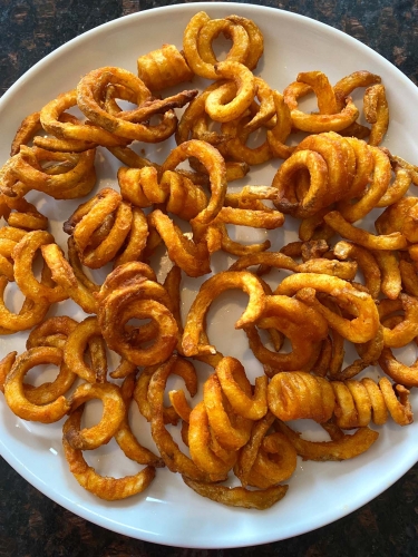 Air Fryer Frozen Curly Fries (7)