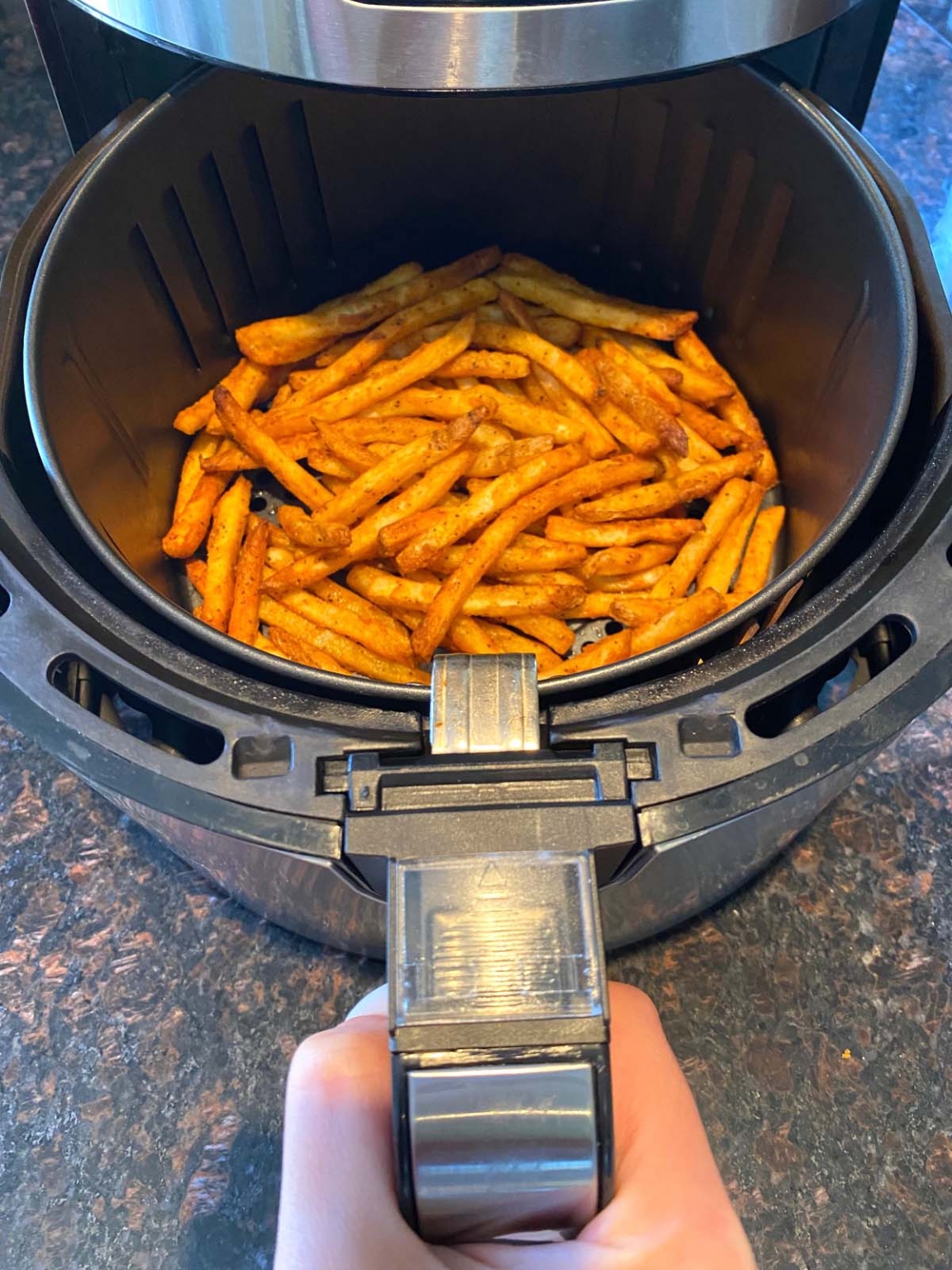 Checkers Frozen Famous Seasoned Fries In Air Fryer Melanie Cooks