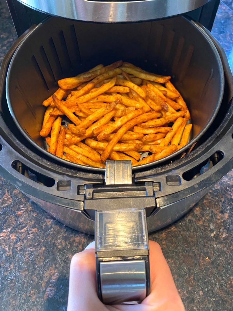 Checkers Frozen Famous Seasoned Fries In Air Fryer