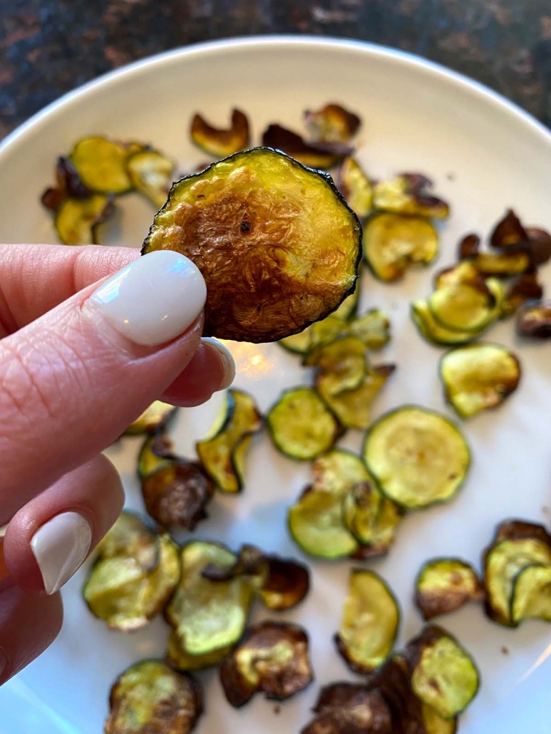 Air Fryer Zucchini Chips Melanie Cooks