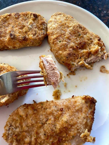 Air Fryer Breaded Pork Chops (6)