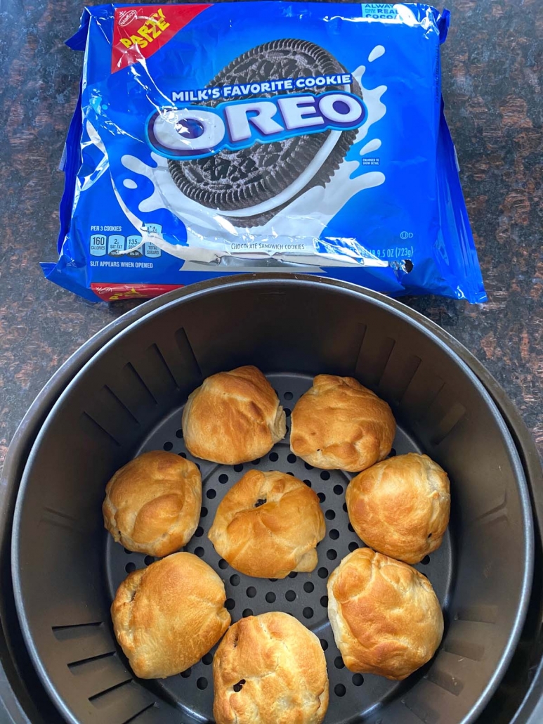 Air Fryer Fried Oreos with Crescent Rolls