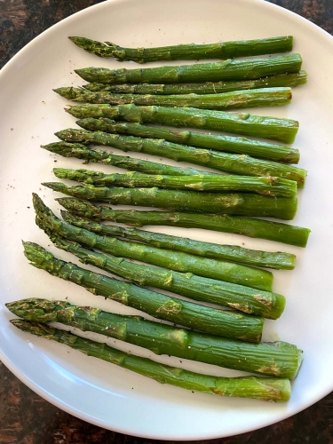 Air Fryer Frozen Asparagus (7)